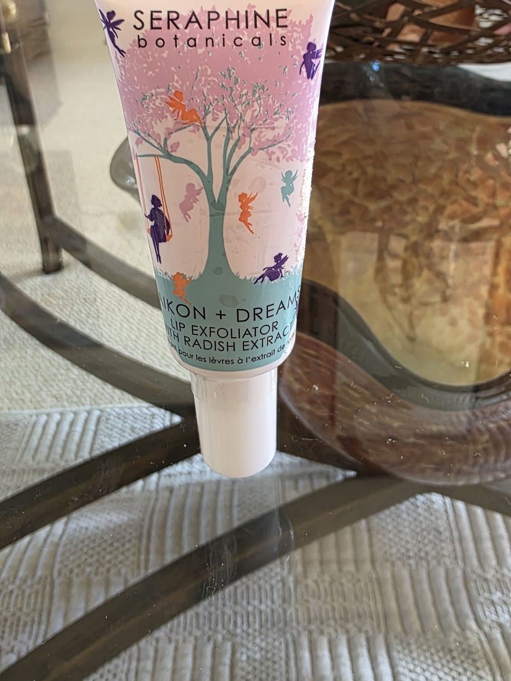 Seraphine Botanicals Daikon Dreams Lip Exfoliator with Radish Extract .68oz NEW!